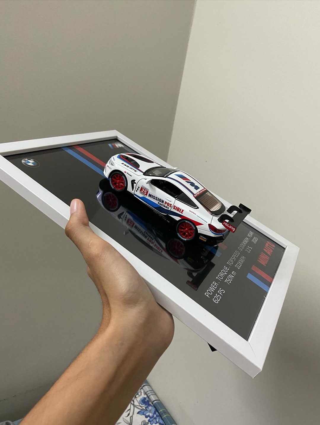 BMW M8  1:32 Scale Car 3d frame